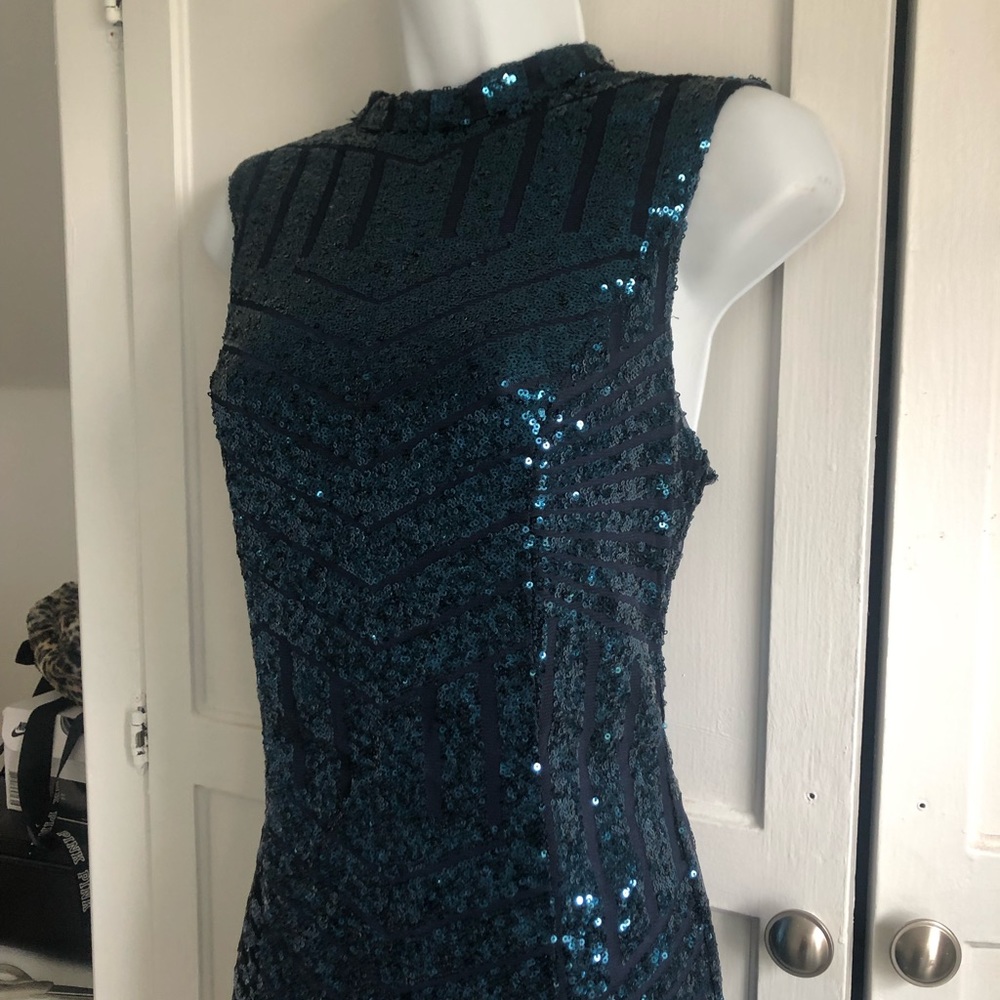 Sequin Prom Dress - Picture 4 of 5
